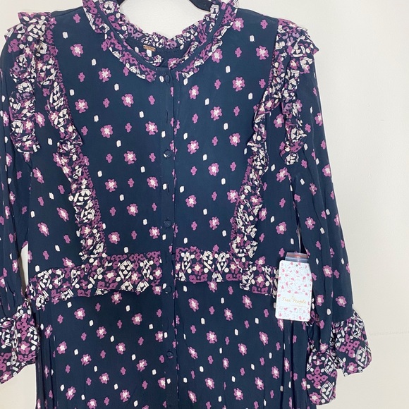 {Free People} floral midi tea dress - Picture 2 of 10